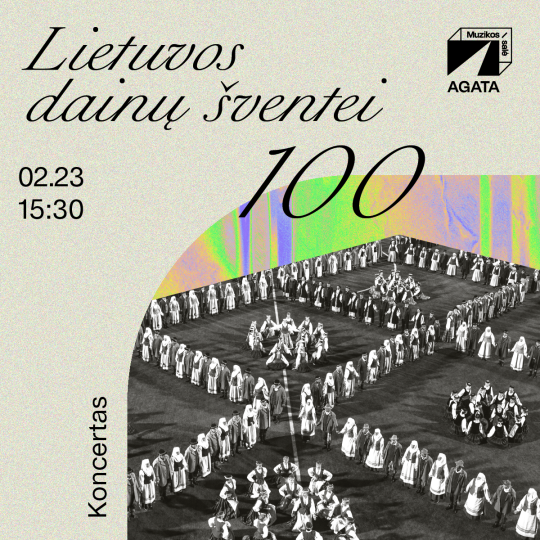 Lietuvos dainų šventei 100
